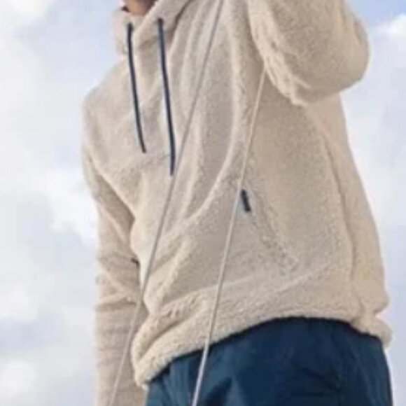chubbies Other - CHUBBIES - SHERPA SNOW DAY HOODIE - CREAM, SIZE M